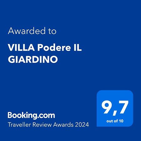 Villa Podere Il Giardino 카스티글리온플로렌티노 외부 사진