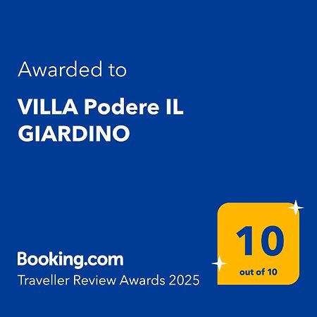 Villa Podere Il Giardino 카스티글리온플로렌티노 외부 사진
